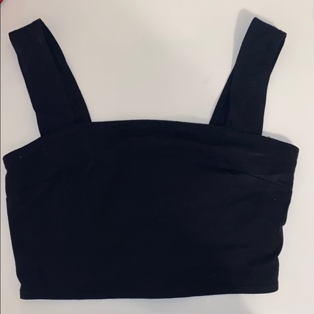 black tank top